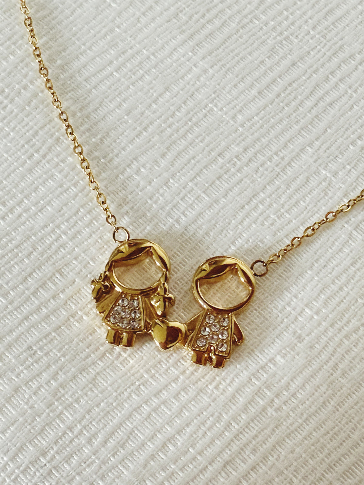 Collier Maman 1 fille 1 garçon