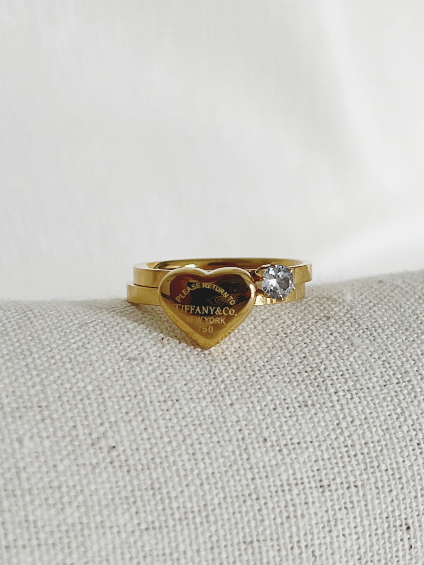 Double bague Tiffany