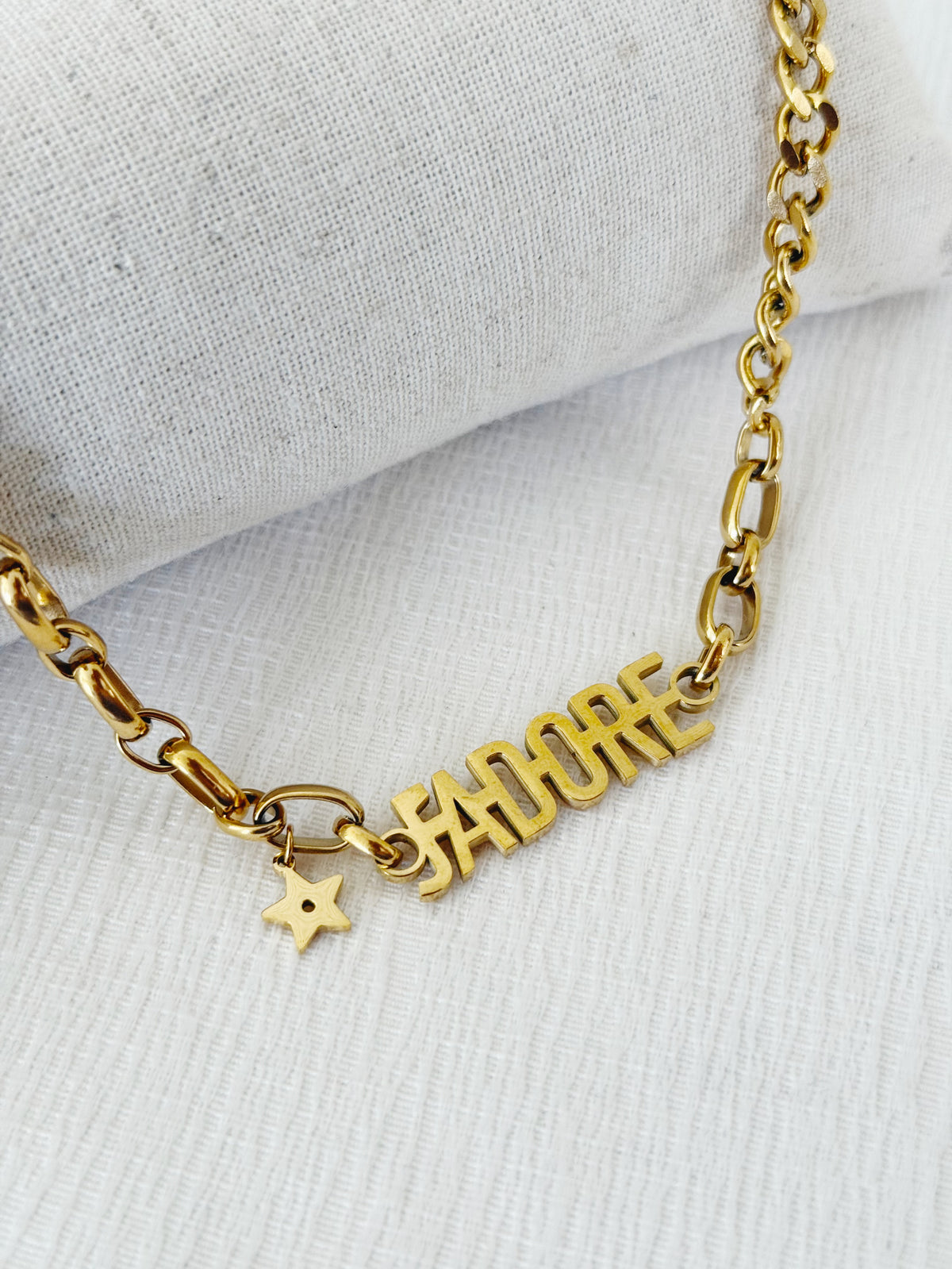 Collier Gourmette JADORE