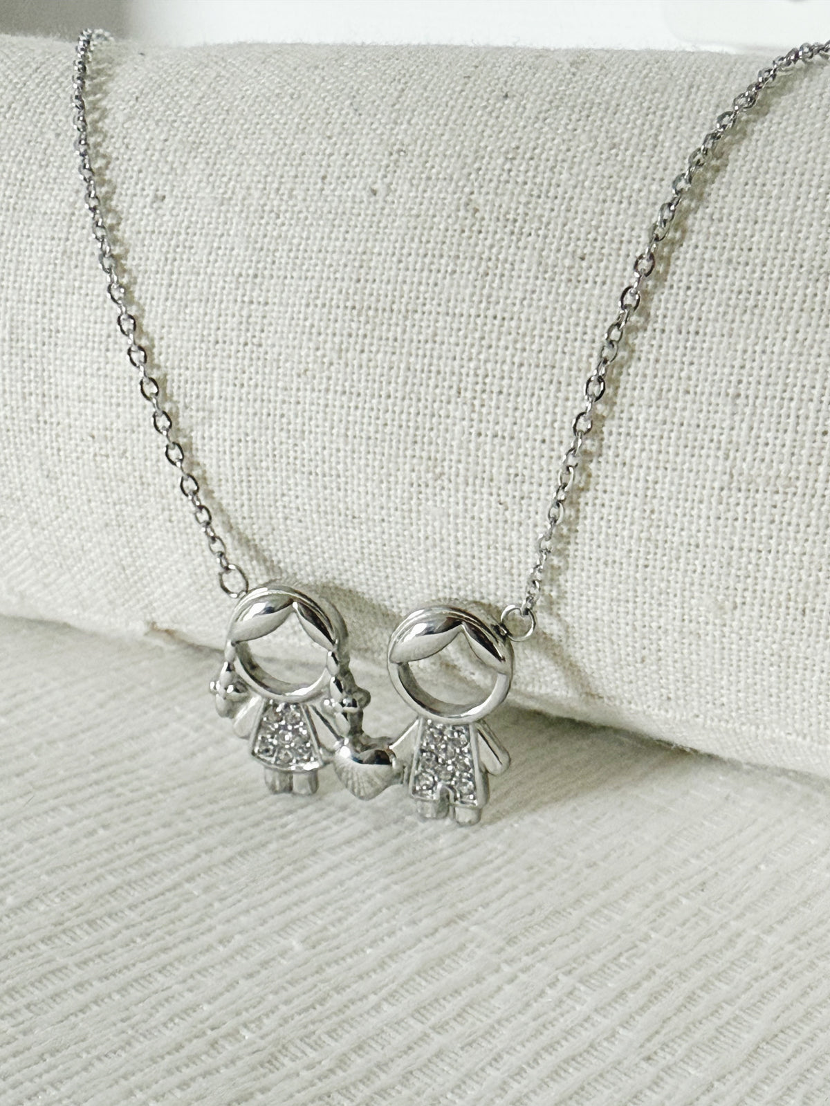 Collier Maman 1 fille 1 garçon